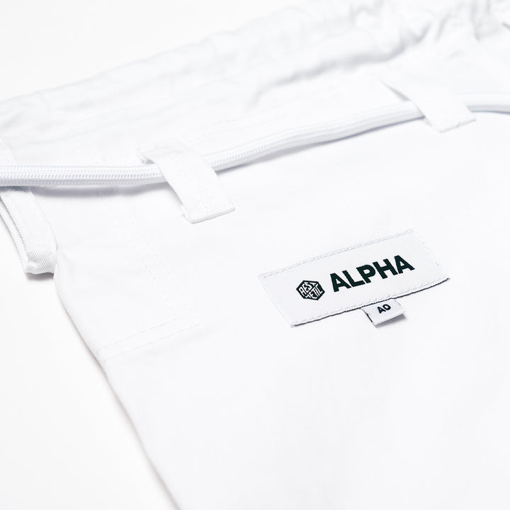 The Alpha+ Kids Kimono (White/Lilac)