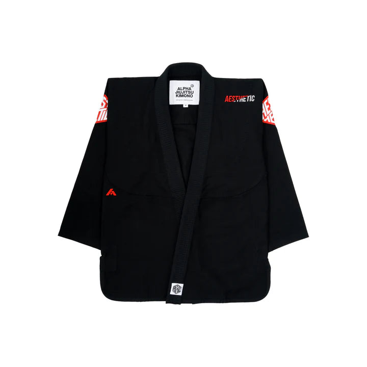 The Alpha + Kimono (Black/Vermillion)