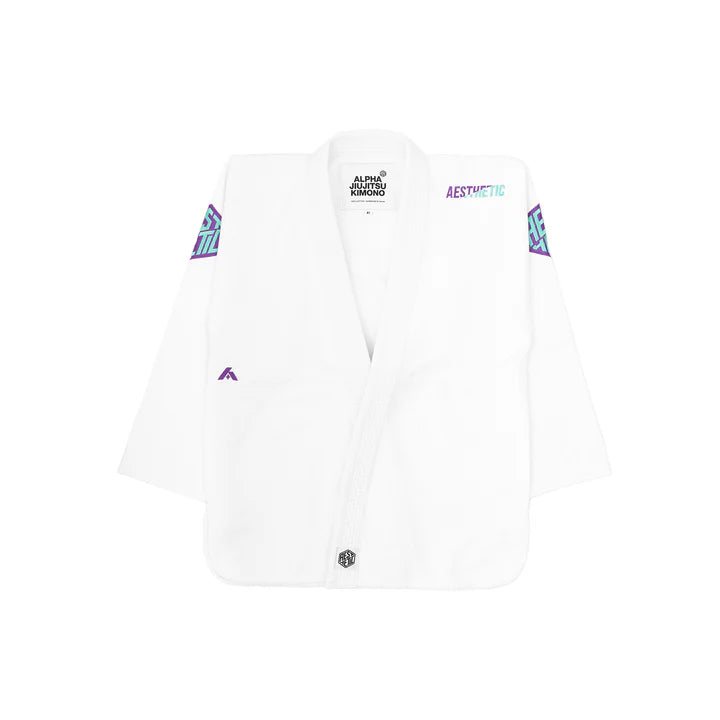 The Alpha + Kimono (White/Emerald)