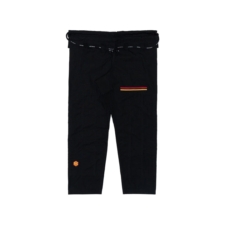 The Competitor Kids Kimono (Black/Carmine Red)