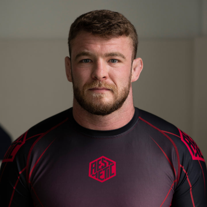 'Crimson' ADCC 2026 Declan Moody Short Sleeve Rashguard