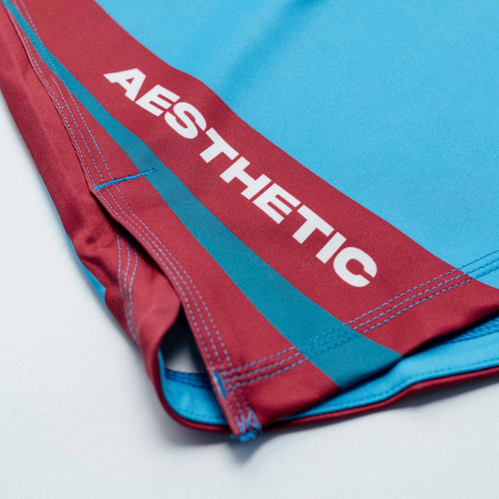 Youth Cross Combat Shorts (Maroon)