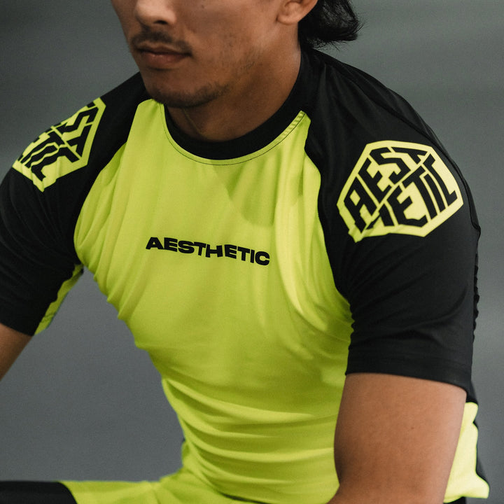 Fluro Short Sleeve Rashguard