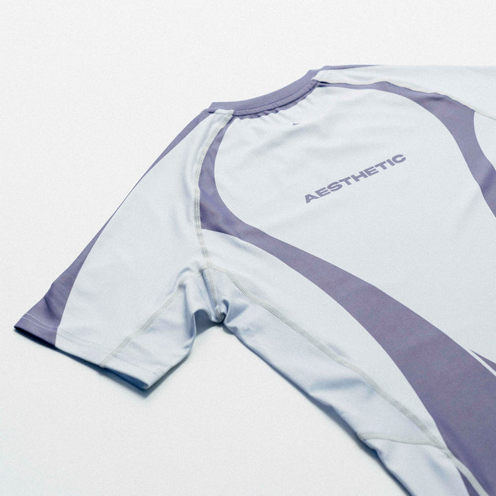 Youth Motion Short Sleeve Rashguard (Deep Mauve)