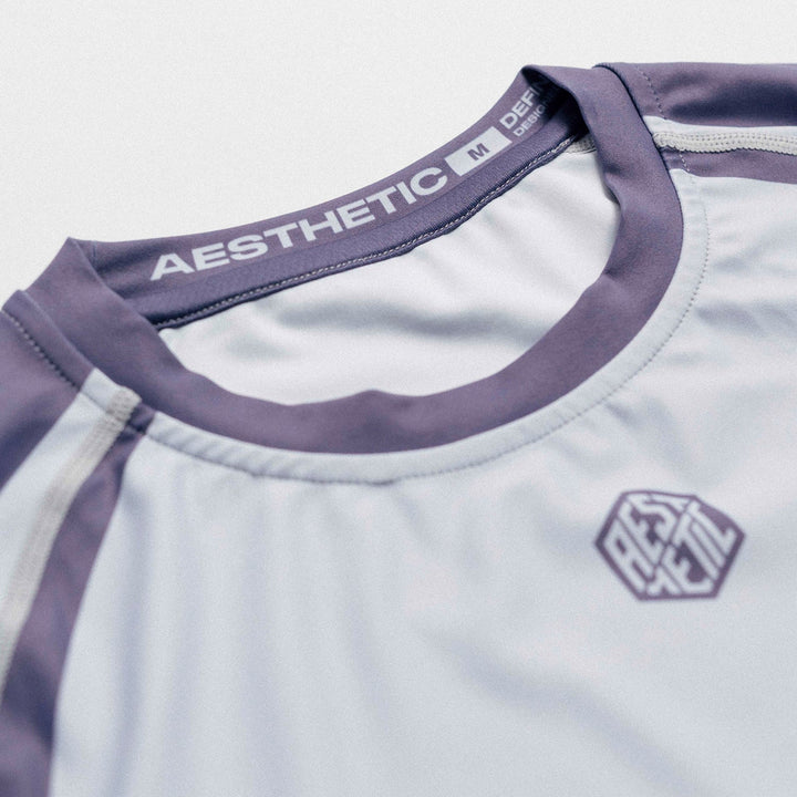 Youth Motion Short Sleeve Rashguard (Deep Mauve)