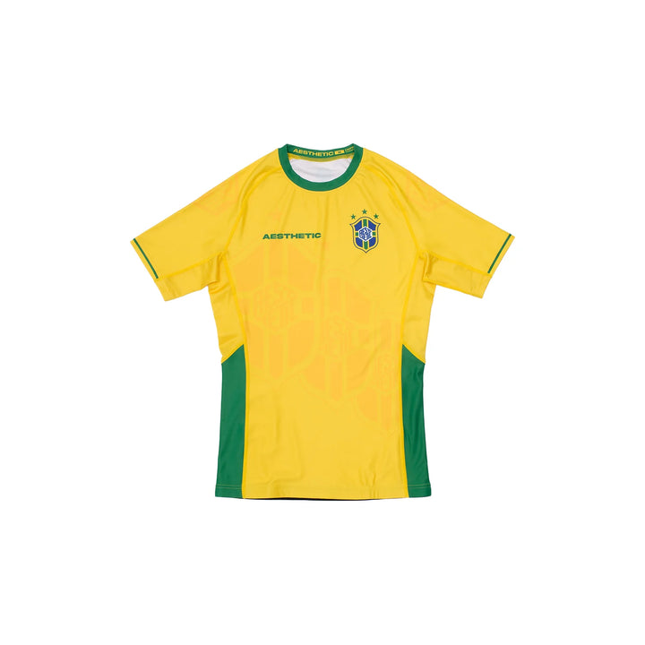 Brazil Short Sleeve Rashguard