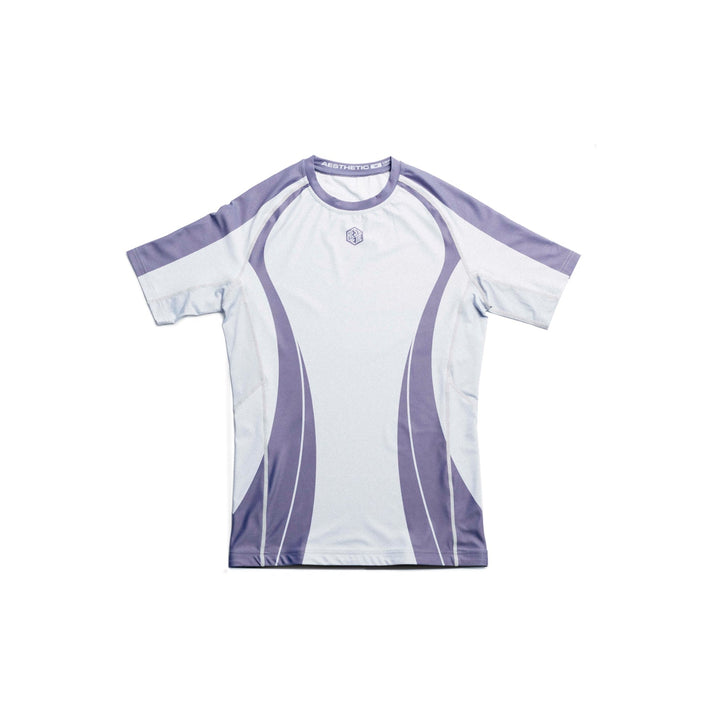 Youth Motion Short Sleeve Rashguard (Deep Mauve)