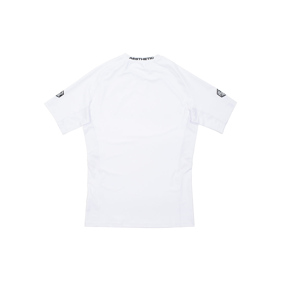 Uniform Short Sleeve Rashguard (White)