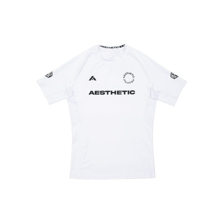 Uniform Short Sleeve Rashguard (White)