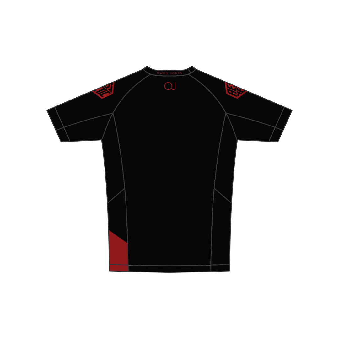 Pre-Order: 'Union' Owen Jones Short Sleeve Rashguard (Black)