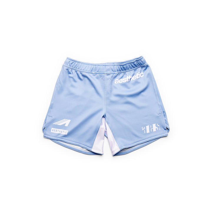 AESTHETIC Axis Combat Shorts - Steel Grey - front view - Aesthetic Australia