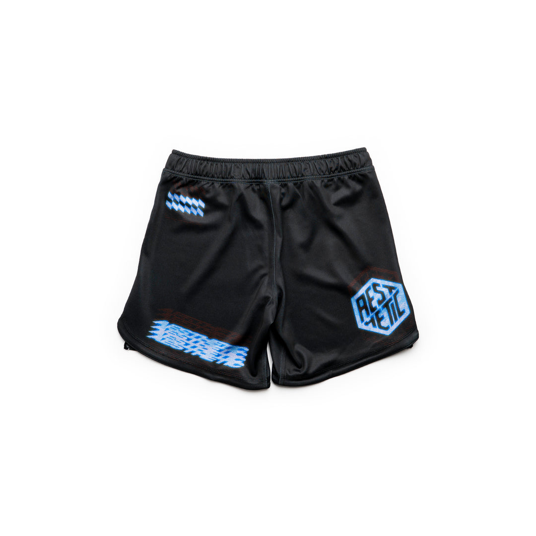 AESTHETIC Axis Combat Shorts - Synth - back details - Aesthetic Australia