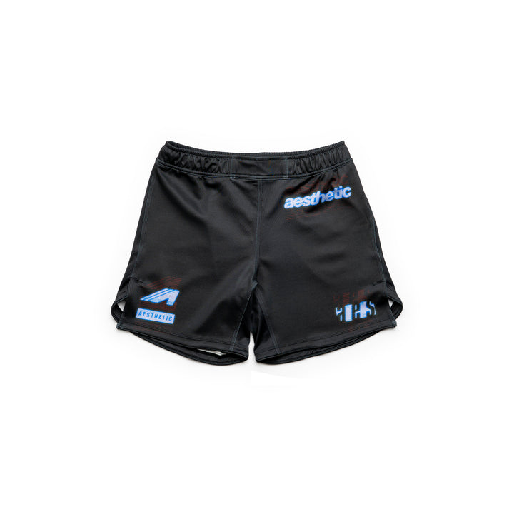 AESTHETIC Axis Combat Shorts - Synth - front details - Aesthetic Australia