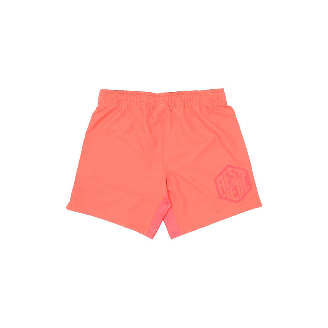 Pastel Coral Grappling Shorts