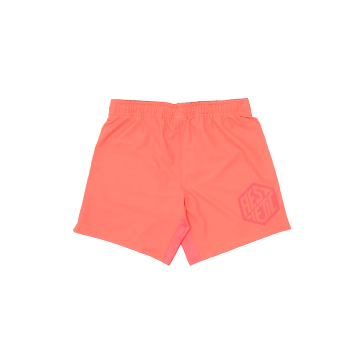 Pastel Coral Grappling Shorts